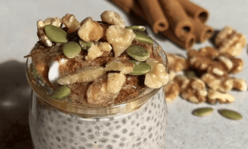 Spicy Passion Pumpkin Chia Pudding Recipe