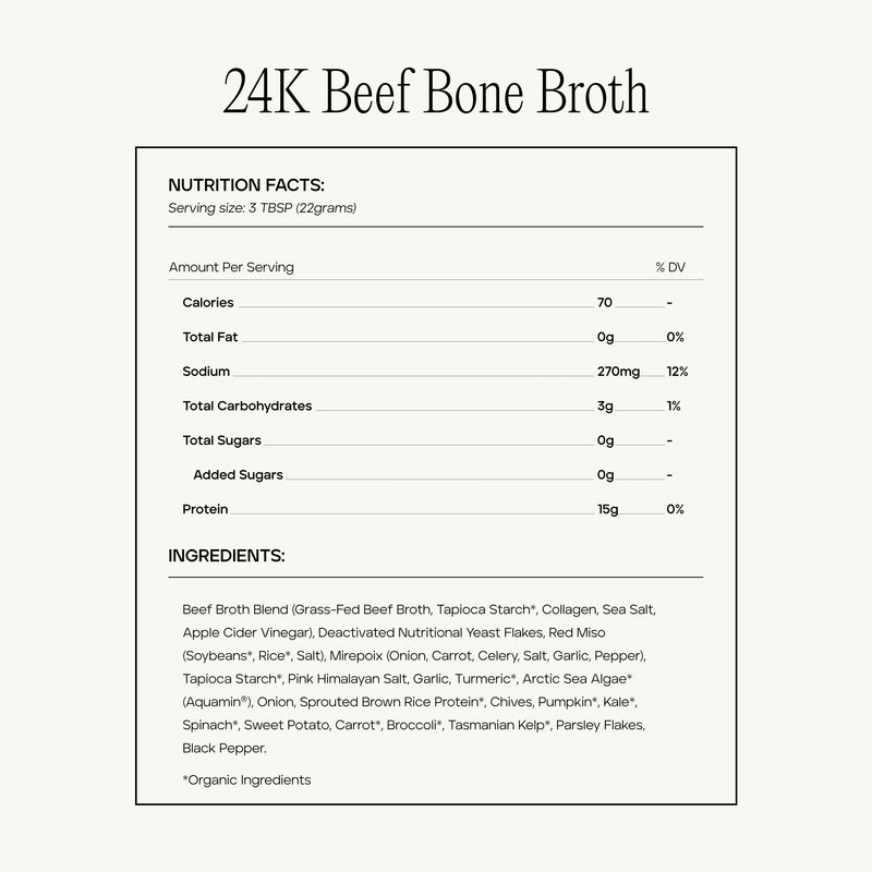 24K Beef Bone Broth