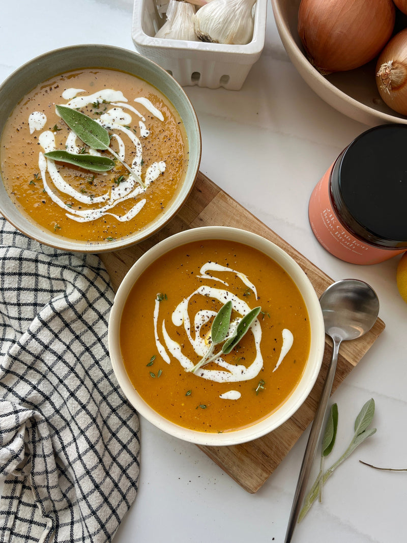Butternut Chicken Bone Broth Soup Recipe
