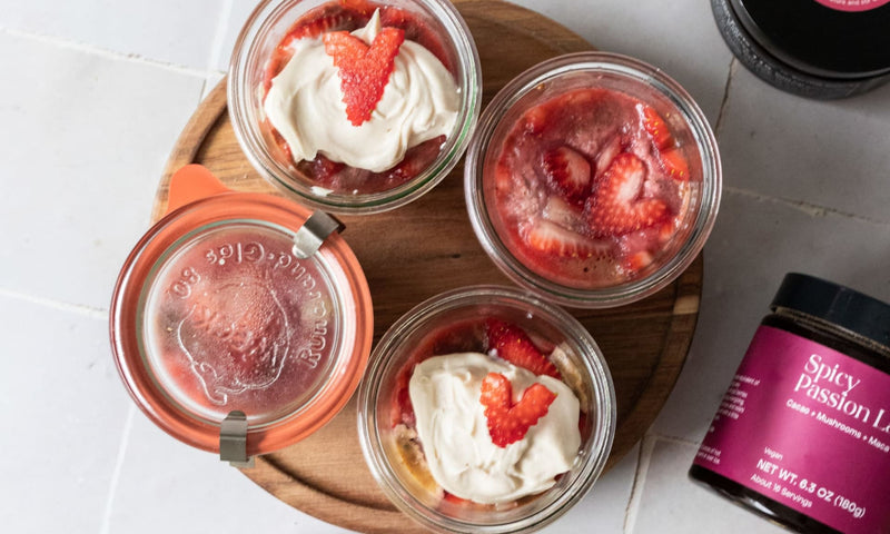 Spicy Passion Chia Pudding with Strawberries Recipe