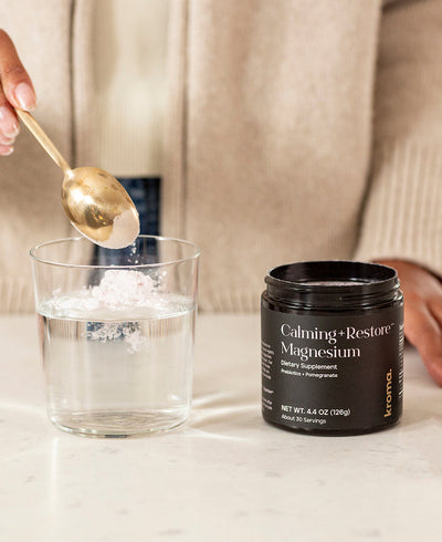 Magnesium supplement supporting sleep, stress relief, and energy