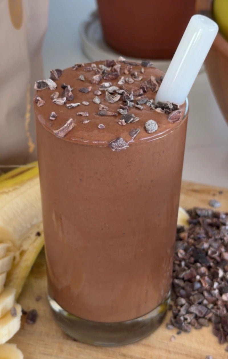 Cacao Banana Protein Smoothie Recipe