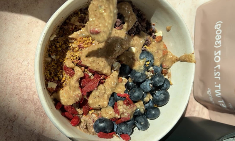 Frozen Peach Super Porridge Recipe