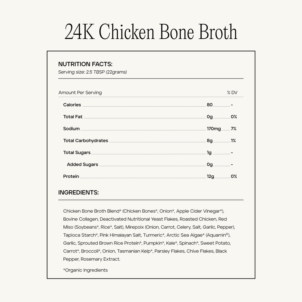 24K Chicken Bone Broth