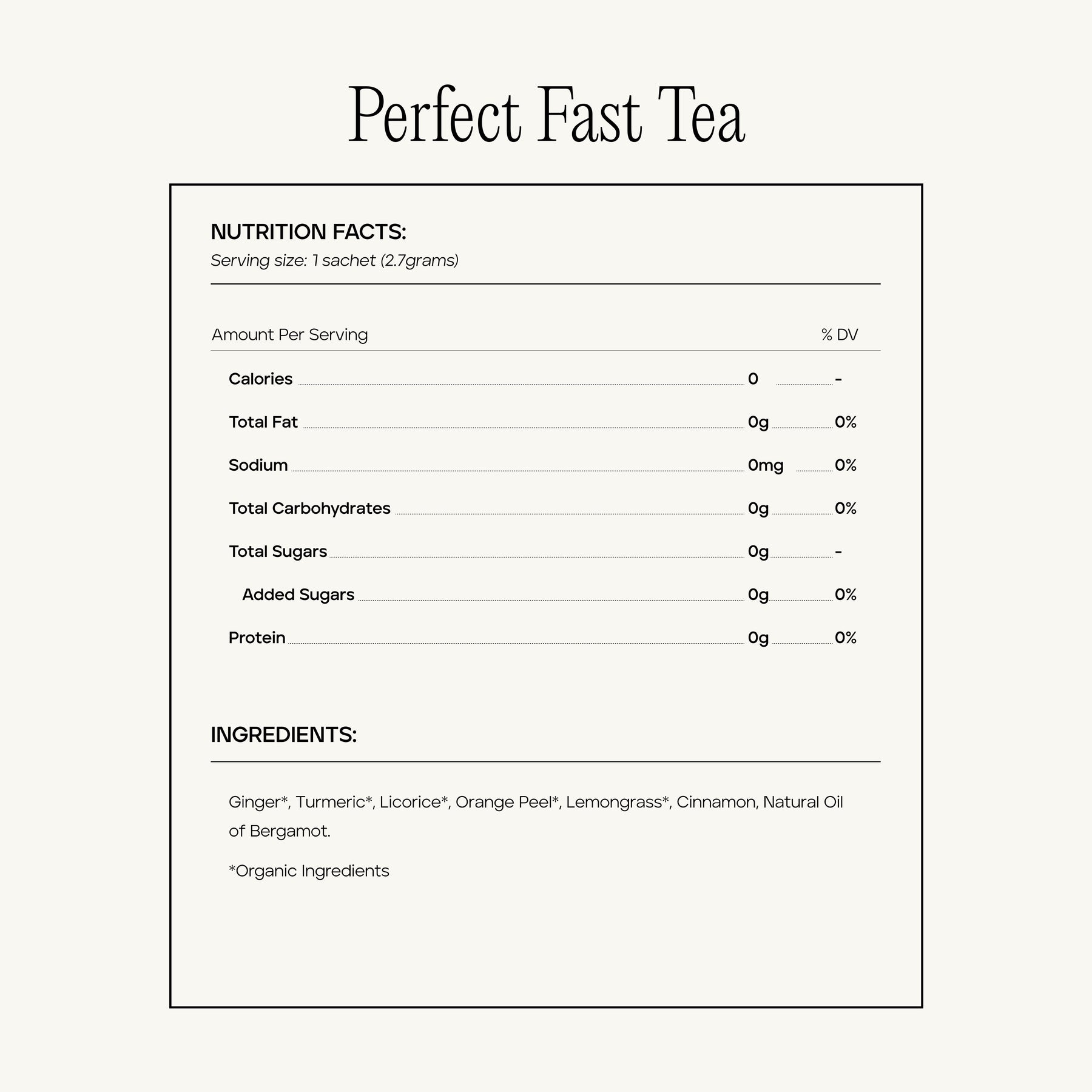 Perfect Fast