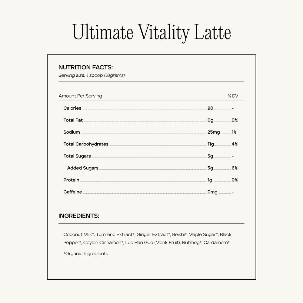 Ultimate Vitality Latte