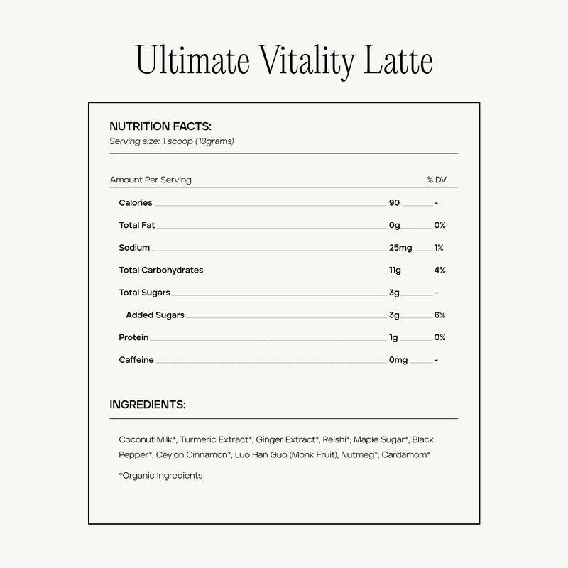 Ultimate Vitality Latte